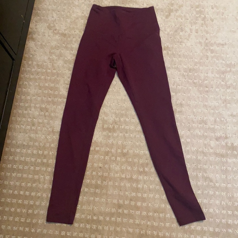 Maroon Zella leggings XS